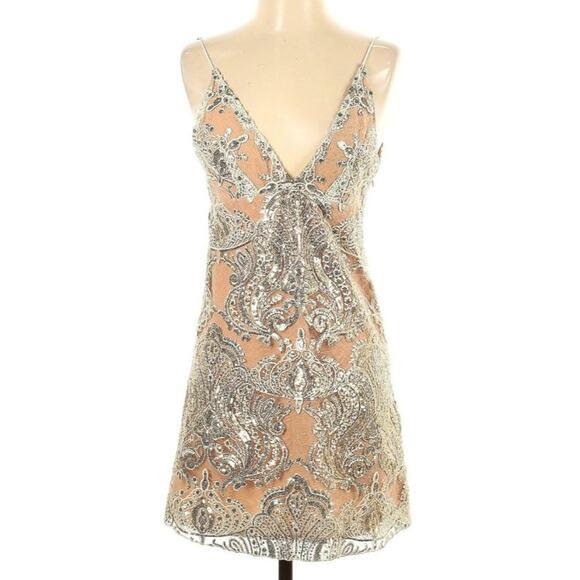 NWT Free People Night Shimmers Sparkling Sequin Dress - Picture 2 of 6